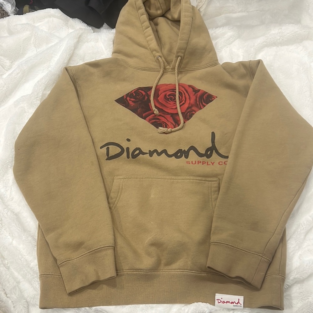 Tan diamond hoodie